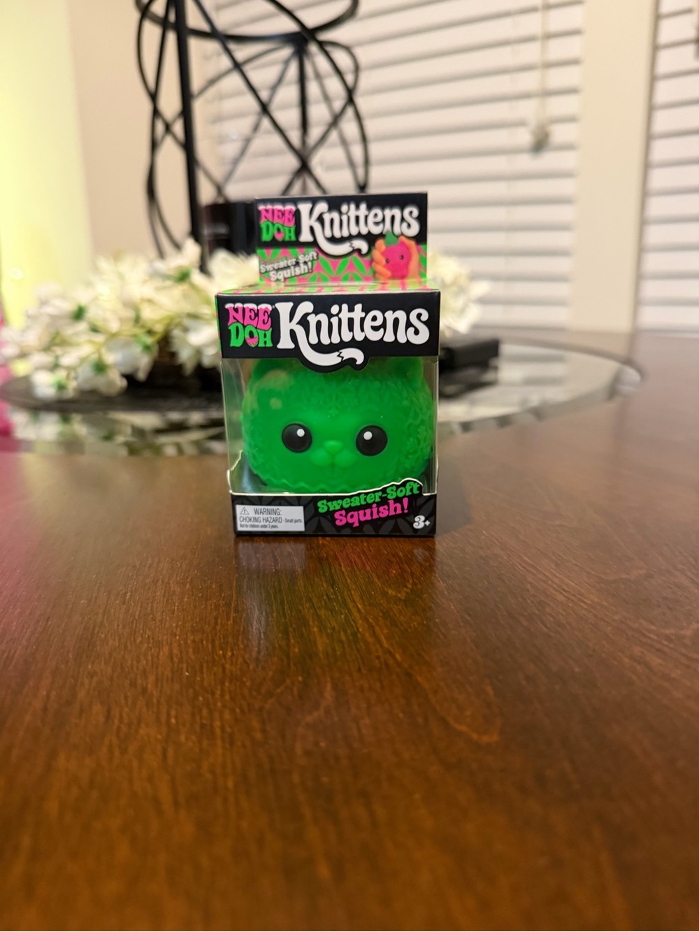 Sweater-Soft Squish Pet Toy — Bright Green